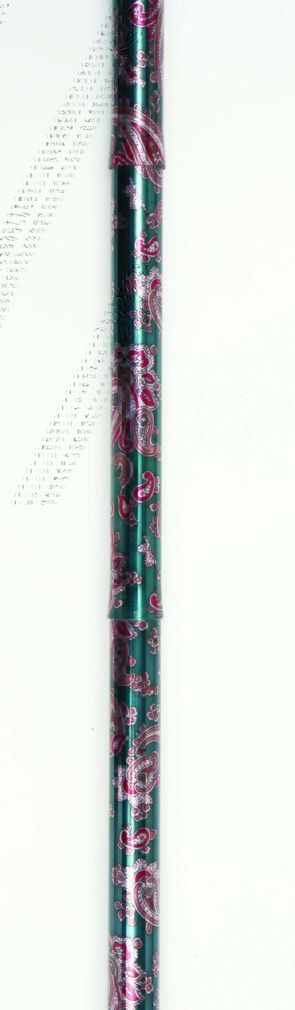 Amoeba Green Folding Cane with Strap